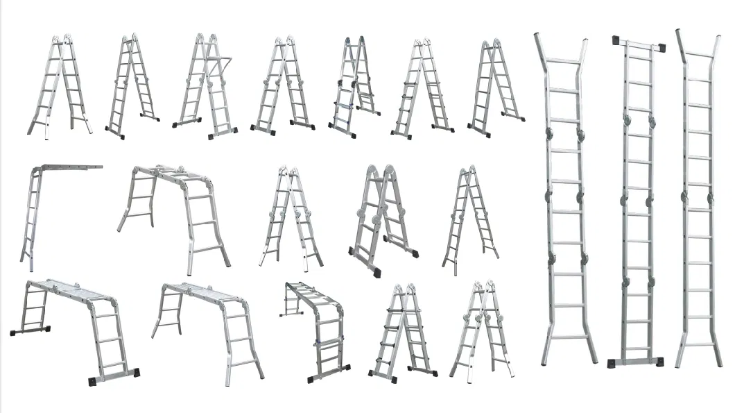 Aluminum Multi-Purpose Ladder Multifunction Ladder Folding Ladder Combination Ladder