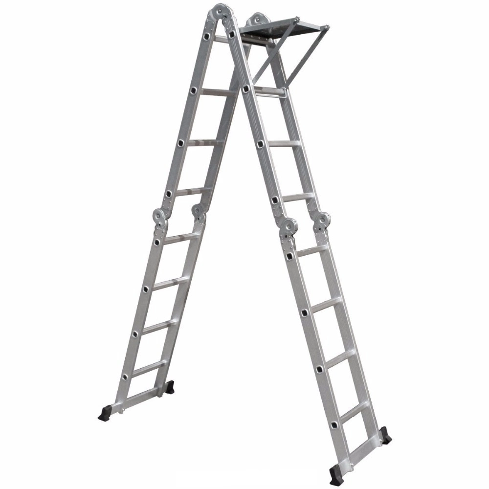 4X5 Step Multi-Function Foldable Aluminum Ladder with EN 131