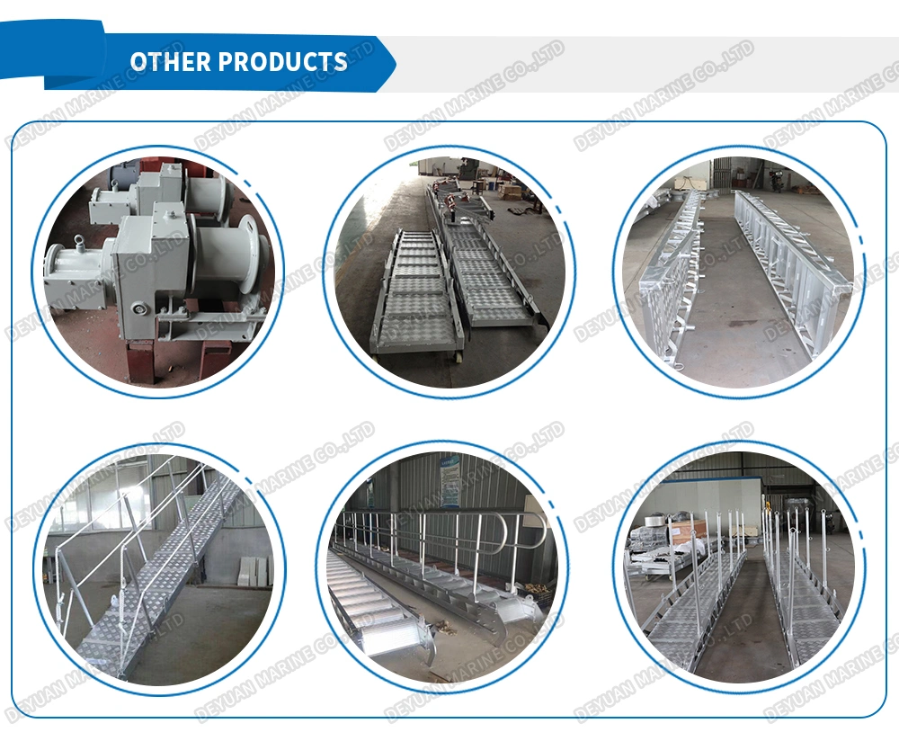 ISO5488 Aluminium Alloy Accommodation Ladder Accommodation Gangways Wharf Ladders