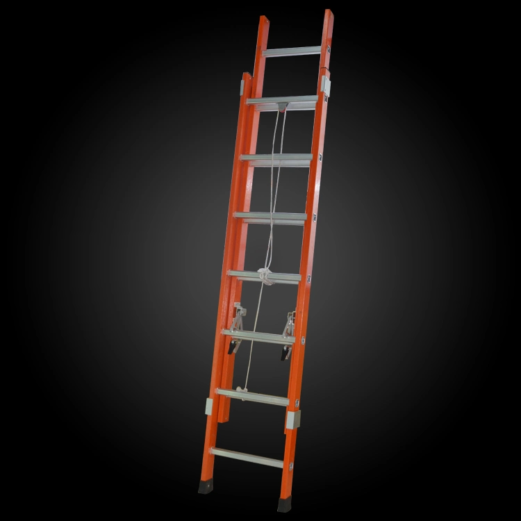 9.6 M 2 Section Aluminum Multi-Purpose Telescopic Combination Ladder
