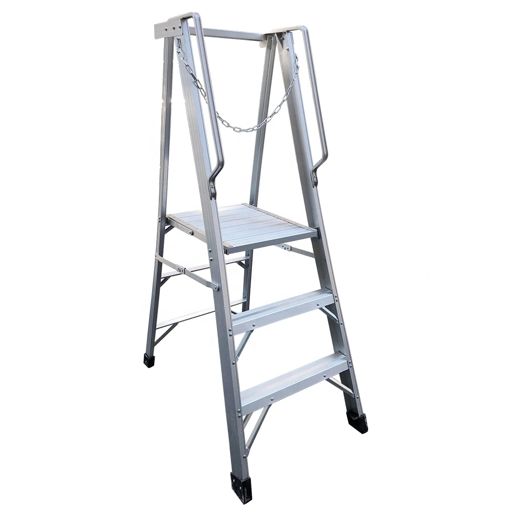 Aluminum Combination Multi-Functional Step Fruit &amp; Cherry Tree Ladder with Rolling Wheels