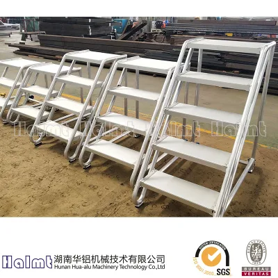 Aluminum Access Platform Ladder for Industrial Use