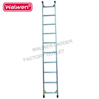 Popular Basic Design Christmas Elves Climbing Ladder Single Straight Step Extension Aluminium Ladder