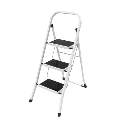 3 Step Foldable Household Ladder Made of Steel with EN 131